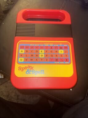 Vintage Speak & Spell Kahootz #09624 Electronic Learning Game Tested Works